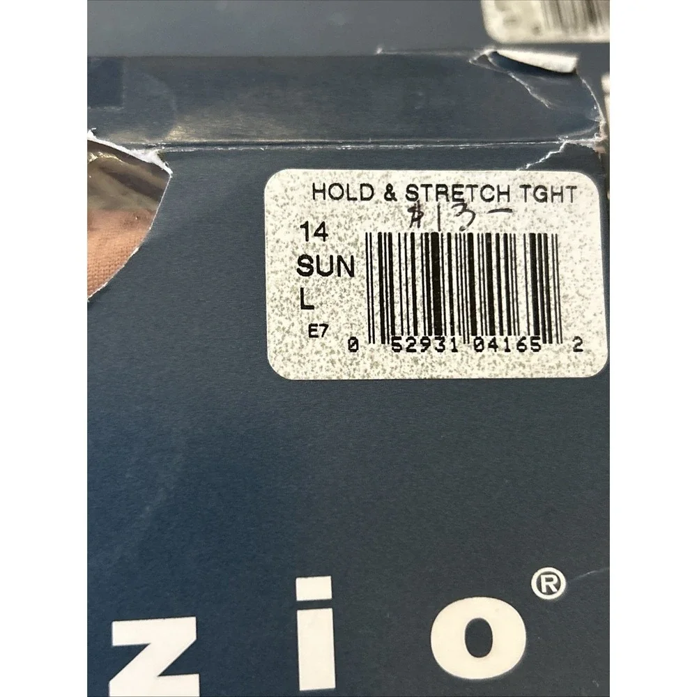 Vintage Capezio Hold And Stretch Tan Tights Large (2 Pair)